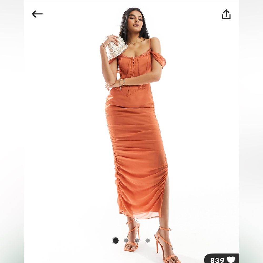 Elegant Corset Off-Shoulder Dress
